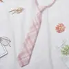 Corbata Pequeña Jk Estilo Universitario Perezoso Uniforme Japonés Camisa Corbata de Lazo Estudiantes Hombres y Mujeres Tendencia Ins Corta Sin Coser