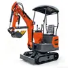 Exportar microescavadeira, escavadeira pequena, máquina doméstica mini, cultivador rotativo multifuncional para pomares e recuperação de terras montanhosas, escavadeira do fabricante
