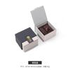 Nueva y creativa caja extraíble para anillos de joyería, con tapa abatible, con papel táctil, a juego con el color, embalaje de joyería, caja de regalo, venta al por mayor
