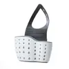 Cesta de Drenaje Cocina Creativa Estante de Almacenamiento para Fregadero Soporte para Esponja Plástico Bolsa Colgante para Grifo Cesta Colgante