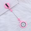 Reloj de Bolsillo para Enfermera con Cuentas DIY Botón de Tirón Fácil Marca Cronógrafo de Tirón con Cuentas Correa de Cuero Reloj de Bolsillo de Prueba Estudiante Creativo Lindo
