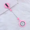 Reloj de Bolsillo para Enfermera con Cuentas DIY Botón de Tirón Fácil Marca Cronógrafo de Tirón con Cuentas Correa de Cuero Reloj de Bolsillo de Prueba Estudiante Creativo Lindo