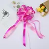 Decoração de Carro de Casamento Grande Flor Puxa-Puxa Bicolor Flor Esférica 3D Flor Preguiçosa Puxa-Puxa Flor de Presente Embalagem de Flor Flor Puxa-Puxa de Plástico