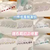 Pendientes de Botón de Circonita Brillante para Mujer, Pendientes Minimalistas con Aguja de Plata Delicada, Joyería para Orejas de Gama Alta de Nicho de Moda al por Mayor