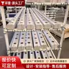 Invernadero Hidropónico de Flujo Continuo Multicapa Cama de Semillero de Marea Cama de Semillero Hidropónico para Plántulas de Verduras Cultivo sin Suelo Estante Móvil