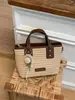 Bolso pequeño nuevo de principios de otoño transfronterizo para mujer 2026, popular bolso de mano tejido versátil, bolso de cubo de hombro y cruzado de moda