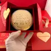 Moneda de Oro con Contenido de Oro Puro 999, Lámina de Oro de 50Mg, Regalo de la Tienda de Oro Paz y Alegría, Regalo del Día de la Madre