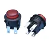 Interruptor de Botón Redondo de Alta Corriente Pbs2-8-4 Agujero de Montaje 20mm 10A Interruptor de Alta Corriente de Auto-Bloqueo con Luz