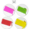 Estojo de Lápis de Silicone de Grande Capacidade Quadrado Portátil À Prova D'água Multifuncional com Zíper Bolsa de Armazenamento para Material Escolar Pode Imprimir Logo Bolsa Criativa