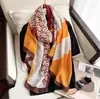 Estilo K de Lenço Versátil com Letras Oversized para Primavera e Outono com Toque de Algodão e Linho Xale de Inverno para Mulheres Literárias Lenço de Seda Coreana para Mulheres