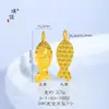 Conjunto de Joias Étnicas Xinxiang Banhado a Ouro com Colar e Pulseira de Peixe Pequeno Gelo Triturado, Novo Estilo Chinês Luxo Leve, Design "Ano após Ano Há Peixe"