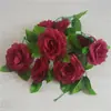 Atacado do Fabricante Trepadeiras de Rosas Simuladas, Tiras de Rosas, Trepadeiras de Flores Artificiais, Decoração de Casamento Trepadeiras Planas Grandes