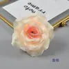 10cm Flor Rosa Cor Dourada Rosa Flor de Casamento Arco de Flores Arranjo de Flores Guia de Flores Decoração Projeto de Arranjo de Flores Coluna de Flores Branco Puro