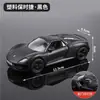Celebridad de Internet Adorno de Modelo de Coche Porsche Dorado Coche Deportivo Convertible Negro Ídolo Masculino Decoración de Pastel de Cumpleaños Figura