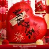 Decoración de Habitación de Boda Accesorios para Fotos Diseño de Fiesta de Compromiso Globos de Corazón Gigantes de Papel de Aluminio para Boda Juego de Pared de Fondo para Boda