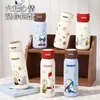 Taza Aislada Snoopy de Acero Inoxidable 316L para Beber Directamente para Niños Alta Apariencia Portátil Taza de Agua con Tapa abatible Taza Linda para Estudiantes