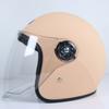 Capacete não de motocicleta carro elétrico outono e inverno quente meio capacete feminino masculino carro a bateria capacete de segurança atacado universal quatro estações