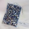 Luz azul broca de unhas pacote inteiro lote de 1440 flat-bottomed especial-em forma de broca tamanho pequeno elegante azul strass Joker jóias do prego