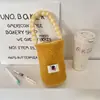 51111 Bolsa para Taza de Agua Peluda Bolsa de Almacenamiento para Termo Salidas Bolsa de Mano para Té de Leche Suave Anticaídas Antiescaldado