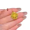 Bestseller de Douyin Oro Arena Hielo Triturado Ocho Direcciones Traer Riqueza Palabras Auspiciosas Collar de Trébol de Cuatro Hojas para Mujer Nuevo Estilo Chino Regalo de Trébol de Cuatro Hojas para Novia