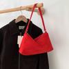 Bolso de Mano de Gamuza de Color Sólido Estilo Coreano para el Viaje Diario, Bolso Pequeño Cuadrado de Hombro de Gamuza Casual de Alta Gama para Otoño e Invierno