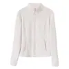 Cardigan de Polar con Hueso de Pescado Adelgazante Ollie para Mujer, Sudadera con Capucha y Cremallera de Cuello Alto, Ropa Exterior Versátil, Top Cálido de Polar que Favorece la Figura