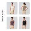 Chaleco Deportivo Todo en Uno para Mujer, Alta Elasticidad, A Prueba de Golpes, Ropa Interior Push-Up, Sin Mangas para Correr, Secado Rápido, Transpirable, Top de Yoga