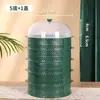 Cubierta de Comida Hueca con Tapa para Mesa de Comedor, Cubierta Multifuncional para Sobras de Comida, Cubierta de Bol Multicapa a Prueba de Moscas y Insectos de Verano para Uso Doméstico