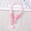 Llavero de Correa para Teléfono Estrella Macaron, Correa Trenzada para Muñeca Antiperdida, Soporte Universal Multicolor para Teléfono y Llaves