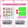 Transfronterizo 2025 Nuevo Pegatinas de Pintura de Diamantes de Amazon Hecho a Mano DIY Creativo Pequeños Regalos Pegatinas de Diamantes Gratis para Pegar