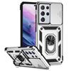 Comércio exterior transfronteiriço adequado para Samsung Mobile Phone Case s21ultra Sargento Push Window Ring Bracket Capa protetora para celular