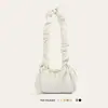 Bolsa de ombro de moda para o outono de 2026, para o trabalho, transfronteiriça, para mulheres, versátil, leve, bolsa casual de lona com cordão