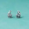 Prata Esterlina S925 Estilo Antigo Retro Estilo K Moda Estilo Ins Mini Pingente de Coroa Pingente para Pulseira de Miçangas Anel DIY