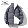 Tendencia de Moda de Invierno Unisex Abrigo de Algodón con Cuello Alto para Hombre Casual Forrado de Polar Cálido Abrigo de Algodón para Pareja con Imágenes para Personalización