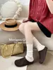 Mules sin cordones estilo Birkenstock de suela gruesa para mujer, nuevos 2025 otoño e invierno, para aumentar altura, retro, puntera cerrada, pantuflas perezosas