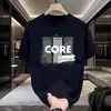 Camiseta de Verano 2026 Estilo Nuevo con Estampado Creativo de Gato, Hombro Normal, Cuello Redondo, Manga Corta, Estilo Coreano de Nicho, Top Versátil, Tendencia Ins