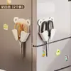 Estante de Almacenamiento para Tijeras Refrigerador de Cocina Pared Exterior Montado Magnético Cubierta Protectora Salón de Belleza Estante de Almacenamiento para Herramientas de Peluquería