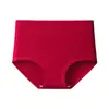 Nuevo Modelo 2025 Ropa Interior Roja para Mujer, Algodón Puro, Cintura Alta, Adecuado para el Año del Caballo, Talla Grande 100kg Shorts Rojos Ancla