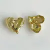 Botones Metálicos para Ropa con Forma de Corazón Hueco, Pequeños para Tejido de Punto DIY Estilo Chanel, Chaquetas de Mujer, Decoraciones para Bolsos, Botones Cosidos a Mano