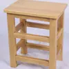 Escritorio Doble y Silla de Madera Maciza Set de Escritorio y Silla para el Hogar Estudiantes de Secundaria Primaria Niños Roble Escritorio de Aprendizaje Multifuncional