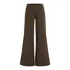 Pantalones de Caminar Casuales Versátiles de Moda con Forro Polar, Cremalleras Laterales, Forro Polar, Engrosados, Sueltos, Adelgazantes, Pantalones Rectos Versátiles, Pantalones de Longitud Completa