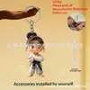 Colgante acrílico para mochila de anime Conan estudiante, llavero, caricatura, para fans más jóvenes, parejas, colegas y amigos