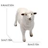 Granja de simulación PVC granja de animales pequeños juguete de aves de corral simulación conejo gato ganado caballo oveja pollo pato ganso modelo de perro