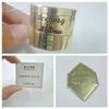 Etiqueta Metálica Adhesiva Fuerte Personalizada Logotipo Perfume Letrero Cosméticos Placa de Nombre Impresión Cóncava y Convexa Etiqueta de Aromaterapia