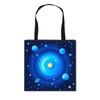 Bolsa de Compras para Niños Nuevo Planeta Espacial Creativa Moda Tendencia Cool Gran Capacidad Portátil Tote Caliente para Estudiantes de Primaria