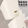 Cesta colgante para baño, cesta de almacenamiento, cesta colgante pequeña para baño, cesta colgante para cocina, cesta de almacenamiento de material de cebolleta, jengibre y ajo, multicapa