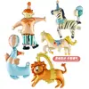 Parque de Diversões Desenho Animado Palhaço de Ar Leão Marinho Animal Balão Arranjo de Aniversário Decoração Balão Feira Noturna Barraca de Parque Venda Quente