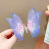 Pinzas para el pelo de mariposa elegantes para niños, pinzas laterales de moda y elegantes para niñas pequeñas, accesorios para el cabello que no marcan.