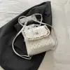 Mochila de mujer con temperamento dulce y linda, estilo coreano, moderna y versátil, elegante bolso de hombro pequeño de encaje de lunares para viajes y desplazamientos