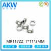 Cixi Rodamiento en Miniatura Mr117Zz 7*11*3mm Rodamiento de Motor
